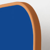 モノグラムイニシャルブルータントレンディーメンズウィメンズ ピックルボールラケット (左詳細)