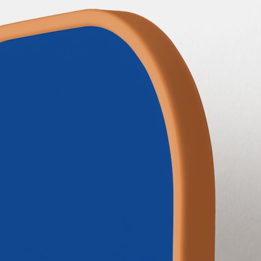 モノグラムイニシャルブルータントレンディーメンズウィメンズ ピックルボールラケット (左詳細)