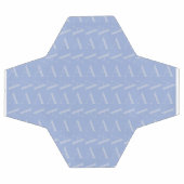 モノグラムイニシャルレターA，青 サッカーボール (フラット)