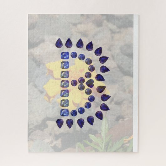 モノグラムイニシャルレターB ジグソーパズル (縦)