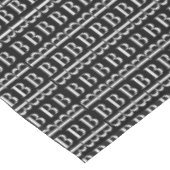 モノグラムイニシャルレターB テーブルクロス (アングル)