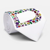 モノグラムイニシャルレターB ネクタイ (ロール)