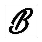 モノグラムイニシャルレターB ラバースタンプ (インプリント)