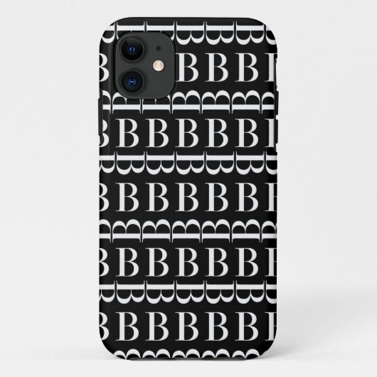 モノグラムイニシャルレターB Case-Mate iPhoneケース (裏面)