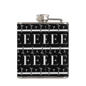 モノグラムイニシャルレターE フラスク (裏面)