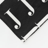 モノグラムイニシャルレターJ フリースブランケット (角)