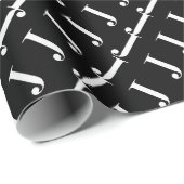 モノグラムイニシャルレターJ ラッピングペーパー (ロールコーナー)