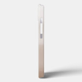 モノグラムイニシャル入り マッシュルームブラウングラデーション Case-Mate iPhoneケース (裏面 / 左)