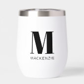 モノグラムイニシャル名シンプル (背面)