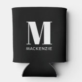 モノグラムイニシャル名シンプル 缶クーラー (裏面)