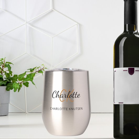 モノグラムイニシャル名スクリプト