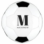 モノグラムイニシャル名入れ サッカーボール (正面)
