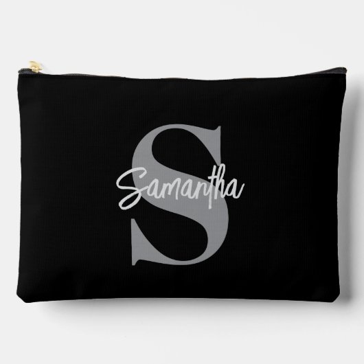 モノグラムイニシャル名 アクセサリーポーチ (正面)