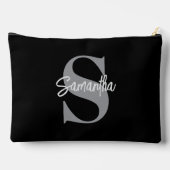 モノグラムイニシャル名 アクセサリーポーチ (裏面)