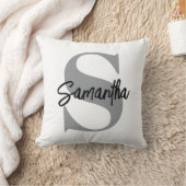 モノグラムイニシャル名 クッション (ブランケット)