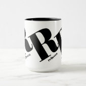 モノグラムイニシャル名 マグカップ (中央)