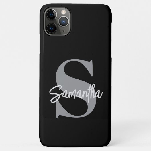 モノグラムイニシャル名 Case-Mate iPhoneケース (裏面)