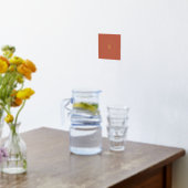 モノグラムイニシャル径日が差すことテラコッタ 箔ポスター (レイダウン (キッチン))