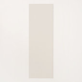 モノグラムイニシャル径日が差すこと中性アイボリー ヨガマット (裏面)