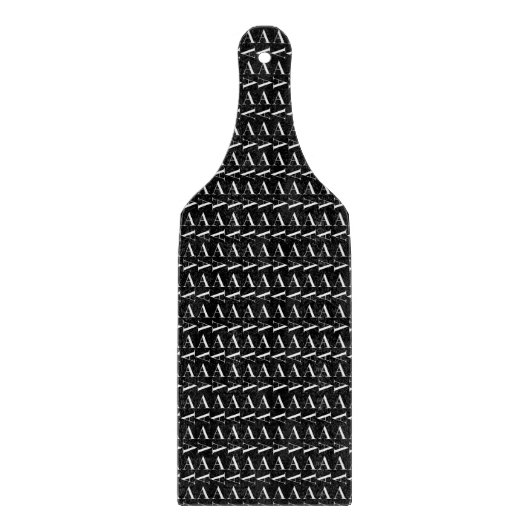 モノグラムイニシャル文字A カッティングボード (正面)