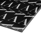 モノグラムイニシャル文字A カッティングボード (角)