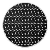 モノグラムイニシャル文字A セラミックノブ (正面)