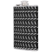 モノグラムイニシャル文字A フラスク (左)