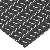 モノグラムイニシャル文字A、背景色の選択 ショートテーブルランナー (コーナー)