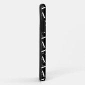 モノグラムイニシャル文字A、背景色の選択 Case-Mate iPhoneケース (裏面/右)