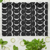 モノグラムイニシャル文字C キッチンタオル (折り畳み)