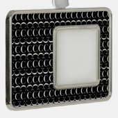 モノグラムイニシャル文字C シルバープレートフレームオーナメント (右)