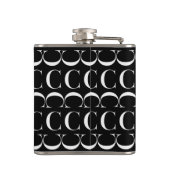 モノグラムイニシャル文字C フラスク (裏面)