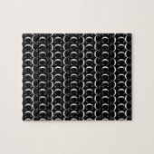 モノグラムイニシャル文字C、背景色の選択 ジグソーパズル (横)