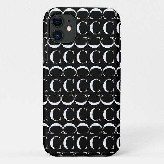 モノグラムイニシャル文字C Case-Mate iPhoneケース (裏面)