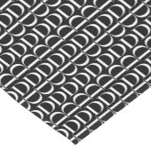 モノグラムイニシャル文字D ショートテーブルランナー (コーナー)