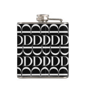 モノグラムイニシャル文字D フラスク (裏面)