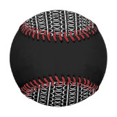 モノグラムイニシャル文字D 野球ボール (裏面)