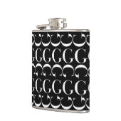 モノグラムイニシャル文字G フラスク (左)