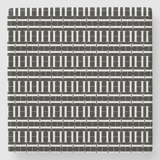 モノグラムイニシャル文字H ストーンコースター (正面)