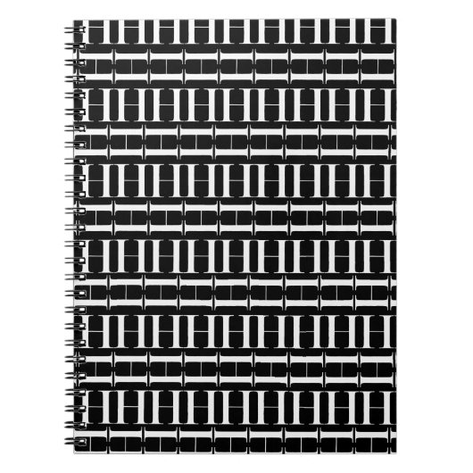 モノグラムイニシャル文字H ノートブック (正面)