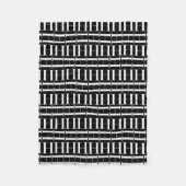 モノグラムイニシャル文字H フリースブランケット (正面)