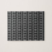 モノグラムイニシャル文字H、背景色の選択 ジグソーパズル (横)