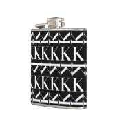 モノグラムイニシャル文字K フラスク (左)
