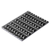 モノグラムイニシャル文字K、背景色の選択 ノートブック (左側)