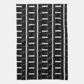 モノグラムイニシャル文字L キッチンタオル (縦)