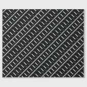 モノグラムイニシャル文字L ラッピングペーパー (フラット)