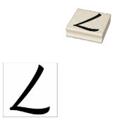 モノグラムイニシャル文字L ラバースタンプ (押印)