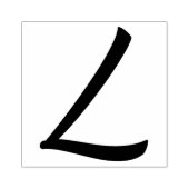 モノグラムイニシャル文字L ラバースタンプ (インプリント)