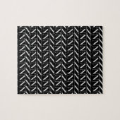 モノグラムイニシャル文字N ジグソーパズル (横)