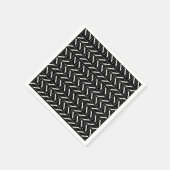 モノグラムイニシャル文字N スタンダードカクテルナプキン (角)